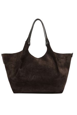 Dark brown Dua bag soft suede GIANNI CHIARINI | BS9780CMPL974